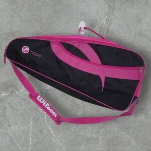 Wilson Black and Pink Tennis Racket Bag
